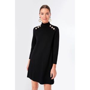 NEW Tuckernuck Dress Lawson Black Mini Sweater Dress Size M